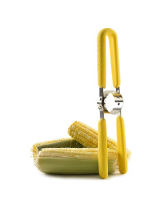 Cortador de Maíz Norpro GripEz, Acero Inoxidable, Amarillo