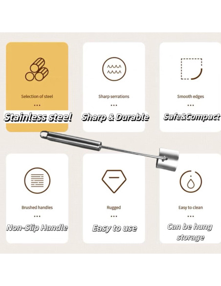 Pelador de Maíz Tileu 2024 Acero Inoxidable Fácil de Limpiar