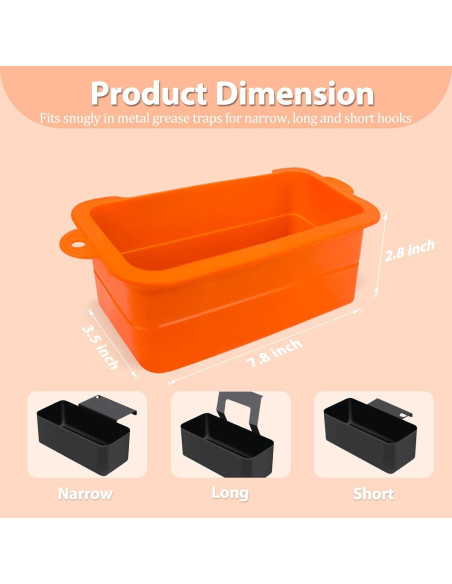 Forros de Silicona para Tazas de Grasa Blackstone 36-17"