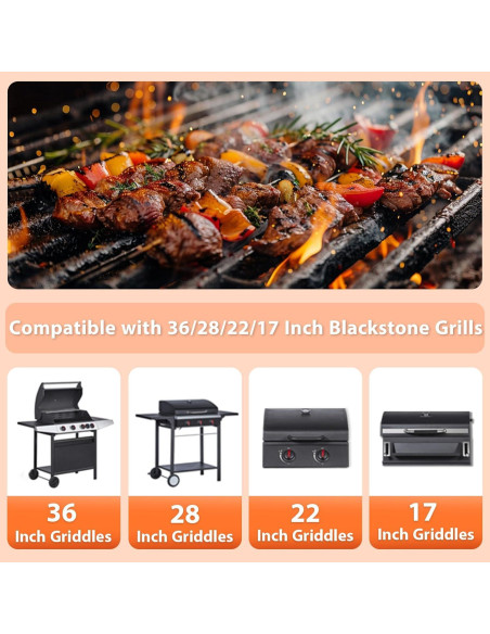 Forros de Silicona para Tazas de Grasa Blackstone 36-17"