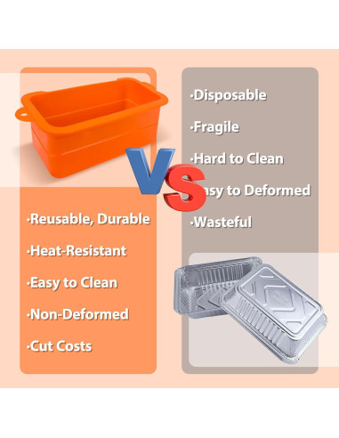 Forros de Silicona para Tazas de Grasa Blackstone 36-17"