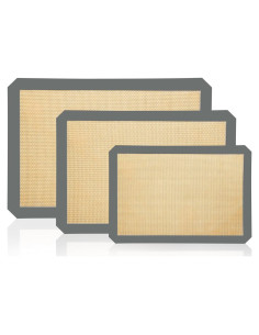 Paquete de 3 Tapetes de Hornear Silicona XSSDPDC Gris