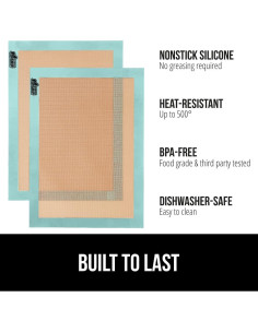 Mate de Hornear Silicona Antiadherente Gorilla Grip 42x30 cm 2