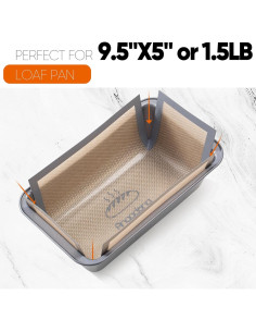 Forros de Silicona Antiadherente Angadona 2 Pzas 24x12 cm 2