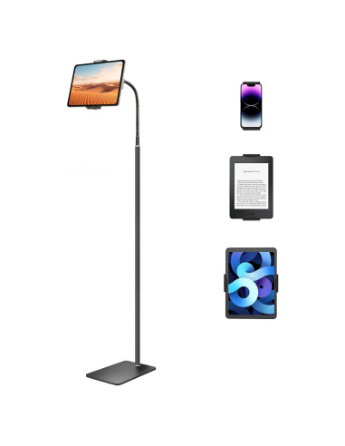 Soporte de Piso Ajustable Evekea para iPad y Tabletas 44.96-167.64 cm