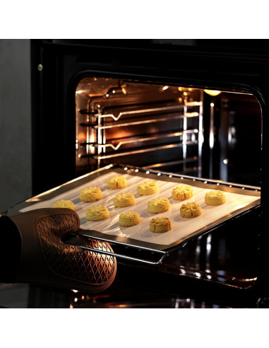 Tapete de Hornear de Silicona KitchenRaku, 2 Piezas Antiadherente