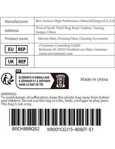 Tapete de Hornear de Silicona KitchenRaku, 2 Piezas Antiadherente