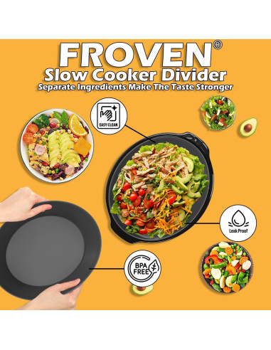 Forro de Silicona FROVEN para Olla de Cocción Lenta 6QT