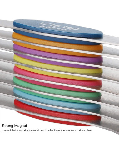 Juego de Cucharas Medidoras Magnéticas Forkmannie 9 Piezas