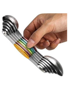 Juego de Cucharas Medidoras Magnéticas Forkmannie 6 Piezas