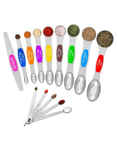 Juego de cucharas medidoras 14 piezas Wildone acero inoxidable