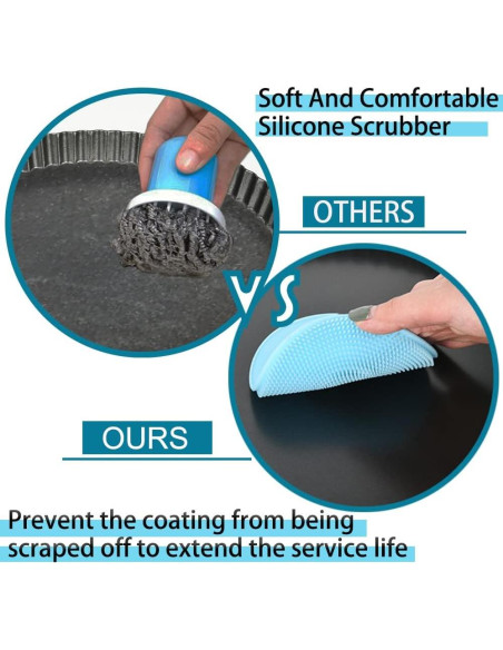 Set de 10 Moldes Redondos Antiadherentes Vnray 10 cm