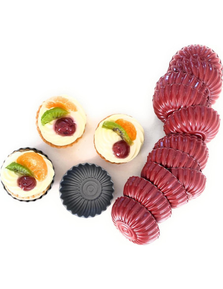 Set de 20 Moldes Mini para Tartas de Huevo CULIMI 6 cm