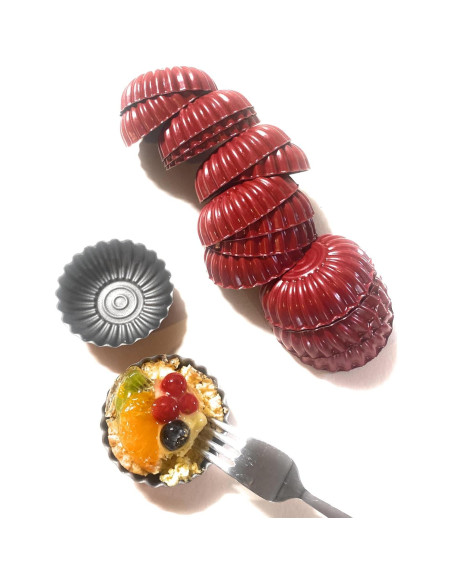 Set de 20 Moldes Mini para Tartas de Huevo CULIMI 6 cm