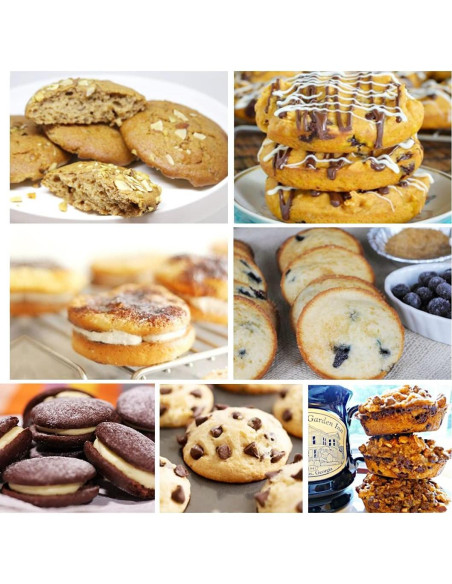 Moldes de Silicona Ocmoiy Antiadherentes 18 Tazas 30,5 cm