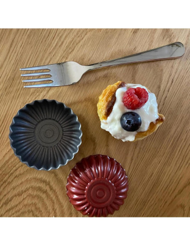 Set de 20 Moldes Mini para Tartas de Huevo CULIMI 6 cm