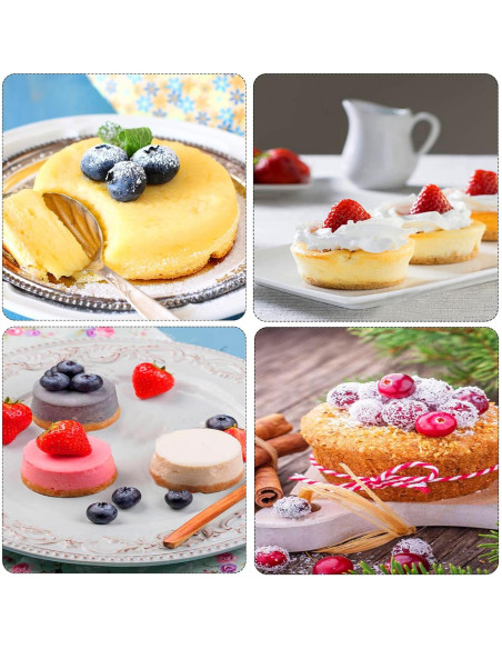 Moldes de Silicona Ocmoiy Antiadherentes 18 Tazas 30,5 cm