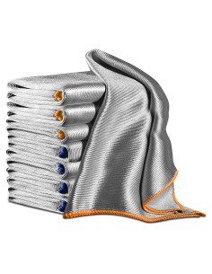 Paño de limpieza Airlab microfibra 8 unidades 30x40 cm