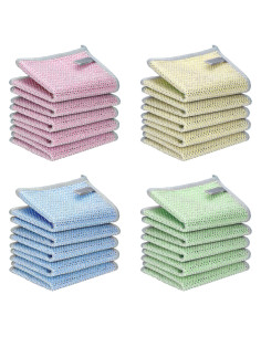 20 Paños de Lavado de Platos JZDN Doble Capa Reutilizables