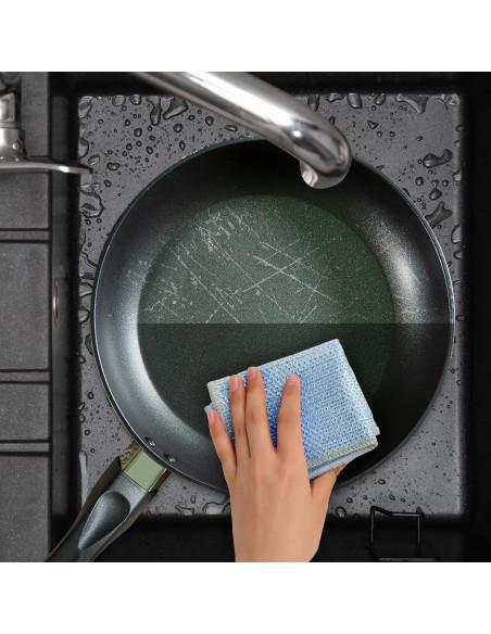 20 Paños de Lavado de Platos JZDN Doble Capa Reutilizables