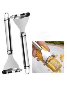 Pelador de Maíz Acero Inoxidable Genérico 2PCS Gadget Cocina