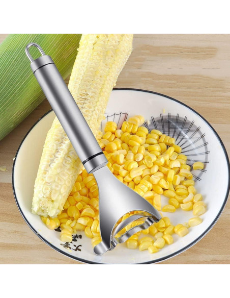 Cortador de Maíz Galepromot 3 Piezas Acero Inoxidable