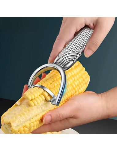 Pelador de Maíz ANMIOU Acero Inoxidable Ergonomico 16 cm