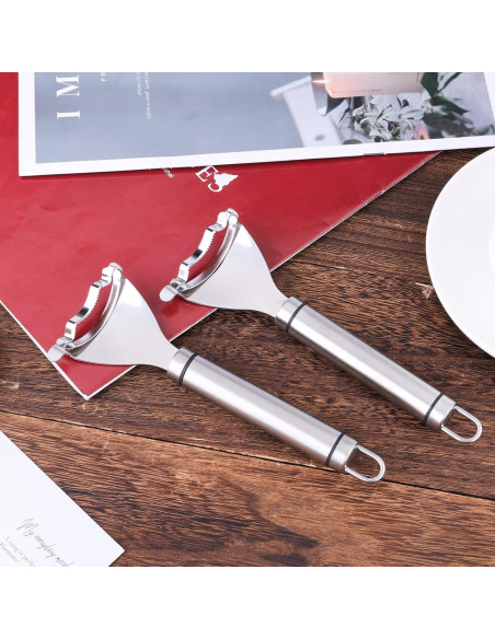 2 Desgranadores de Maíz Acero Inoxidable TOYMIS 18x12 cm