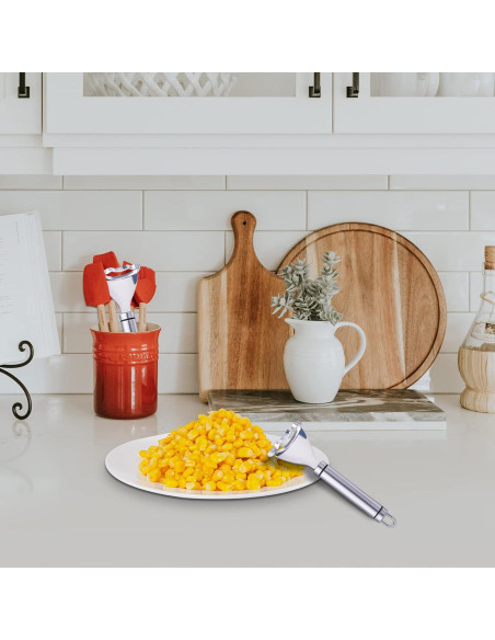 2 Desgranadores de Maíz Acero Inoxidable TOYMIS 18x12 cm