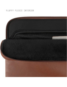 Funda de cuero para laptop 16" Comfyable marrón impermeable 2