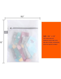 Bolsa de Lavandería Kimmama 3 Piezas 25x30 cm Blanca 2