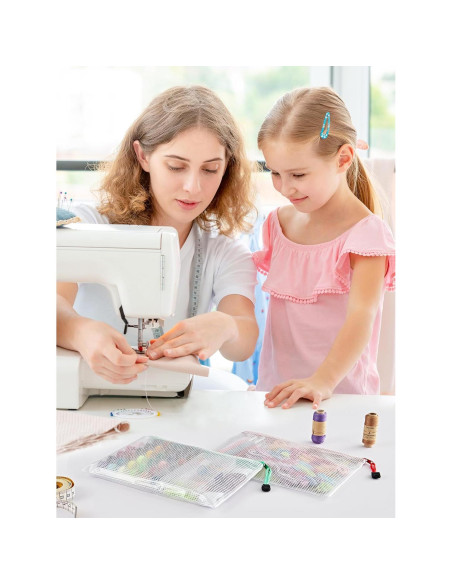 JARLINK 20 Bolsas de Malla A5 Resistentes al Agua 10 Colores