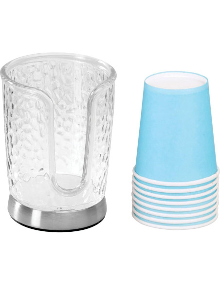 Dispensador de Tazas de Papel mDesign 2 Unidades 88ml