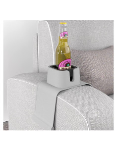 Soporte para Tazas de Sofá vodvob Antideslizante Gris 42x14 cm