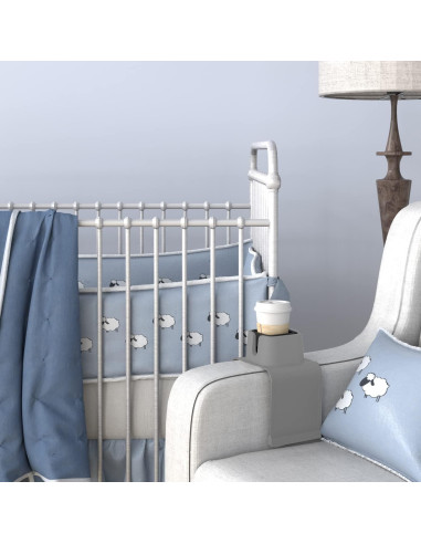 Soporte para Tazas de Sofá vodvob Antideslizante Gris 42x14 cm