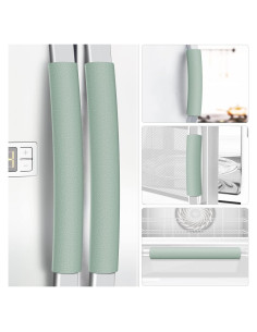 Cubiertas de Manijas de Refrigerador Metonsto 5 Piezas Verde Menta