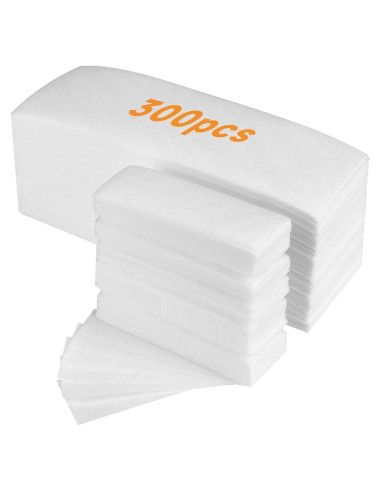 300 Tiras de Cera No Tejidas FEBABACI para Depilación