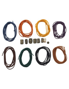 Kit de Bandas Elásticas para Cuaderno TN Dwpetzo 8 Pcs 8 Metros