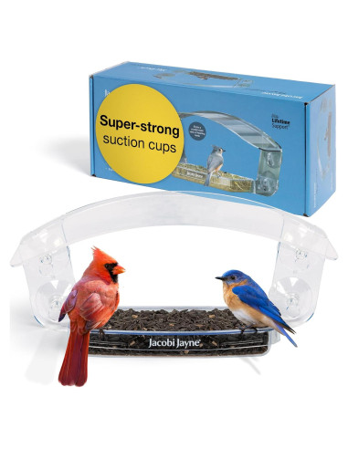 Comedero de Ventana Acrílico Jacobi Jayne Sky Deck 37x17 cm