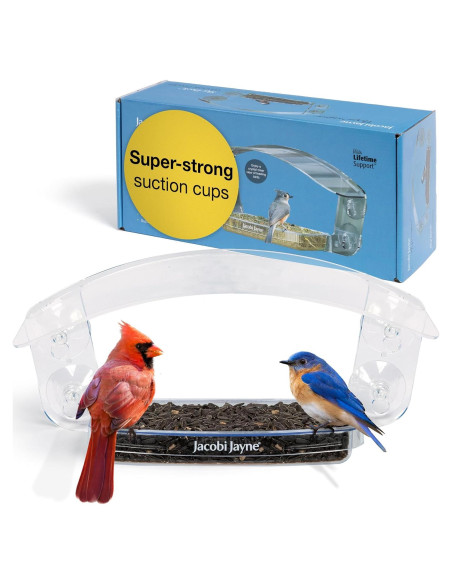 Comedero de Ventana Acrílico Jacobi Jayne Sky Deck 37x17 cm