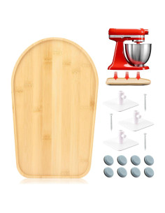 Bandeja Deslizante de Bambú KitchenAid 4.5-5Qt con Soporte