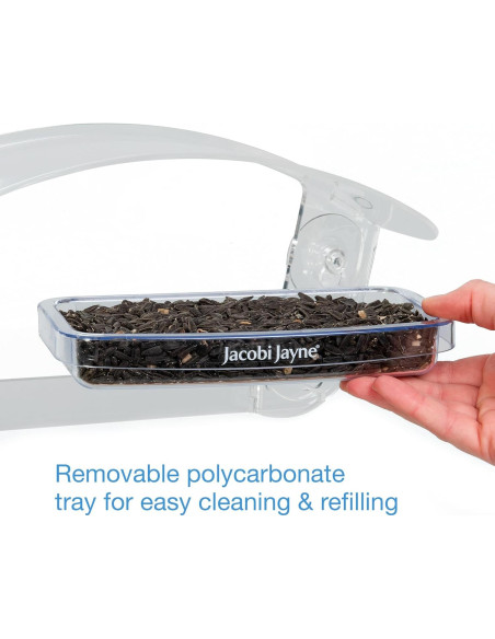 Comedero de Ventana Acrílico Jacobi Jayne Sky Deck 37x17 cm