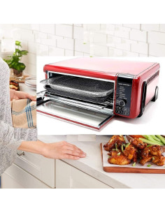 Horno Tostador de Aire Ninja SP101 1800W Plegable Rojo XL 2