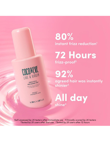 Coco & Eve Spray Anti-Frizz y Brillo 150 ml - Hidratante