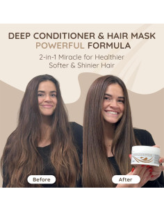 Máscara Capilar H.Y. Vitamins Queratina Biotina 272g 2