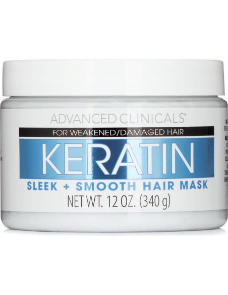 Mascarilla de Cabello con Queratina Advanced Clinicals 340g