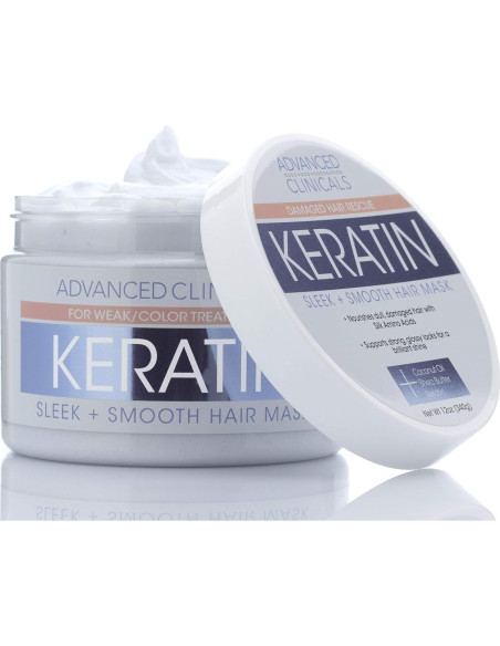 Mascarilla de Cabello con Queratina Advanced Clinicals 340g