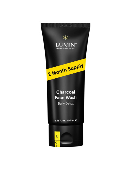 Limpiador Facial de Carbón Lumin 100ml para Hombres