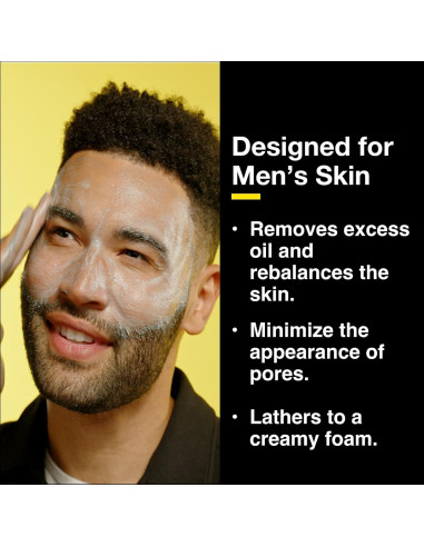 Limpiador Facial de Carbón Lumin 100ml para Hombres