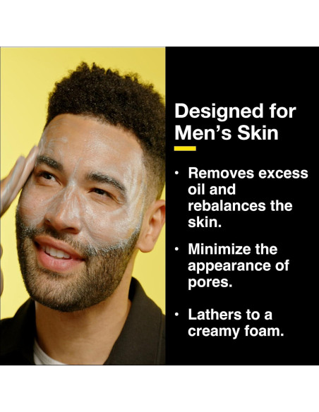 Limpiador Facial de Carbón Lumin 100ml para Hombres